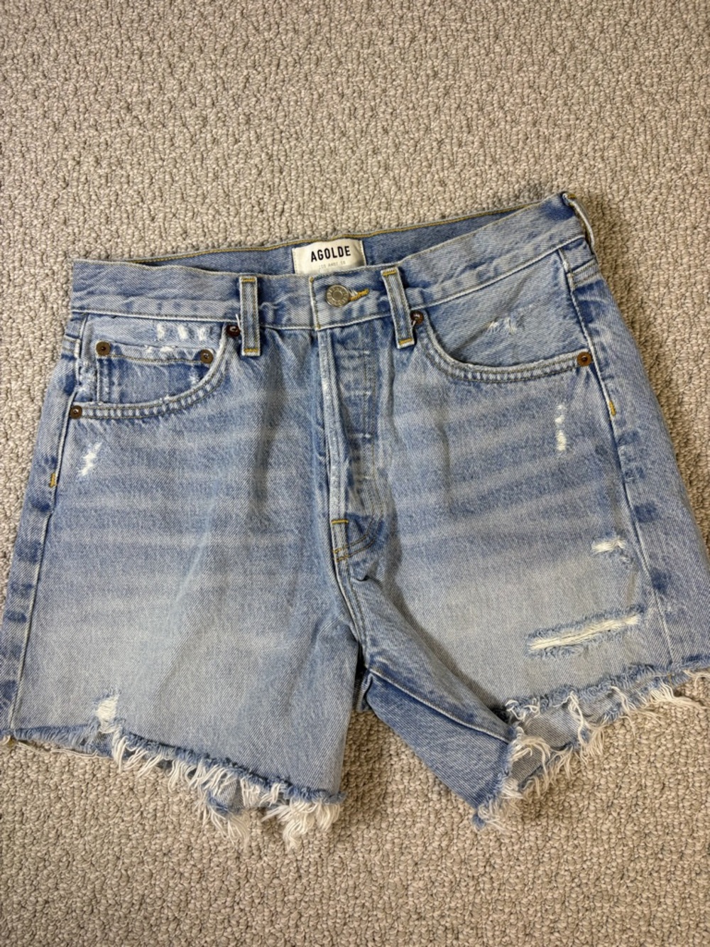 AGOLDE Parker vintage cutoff shorts size US 26 - Picture 2 of 4